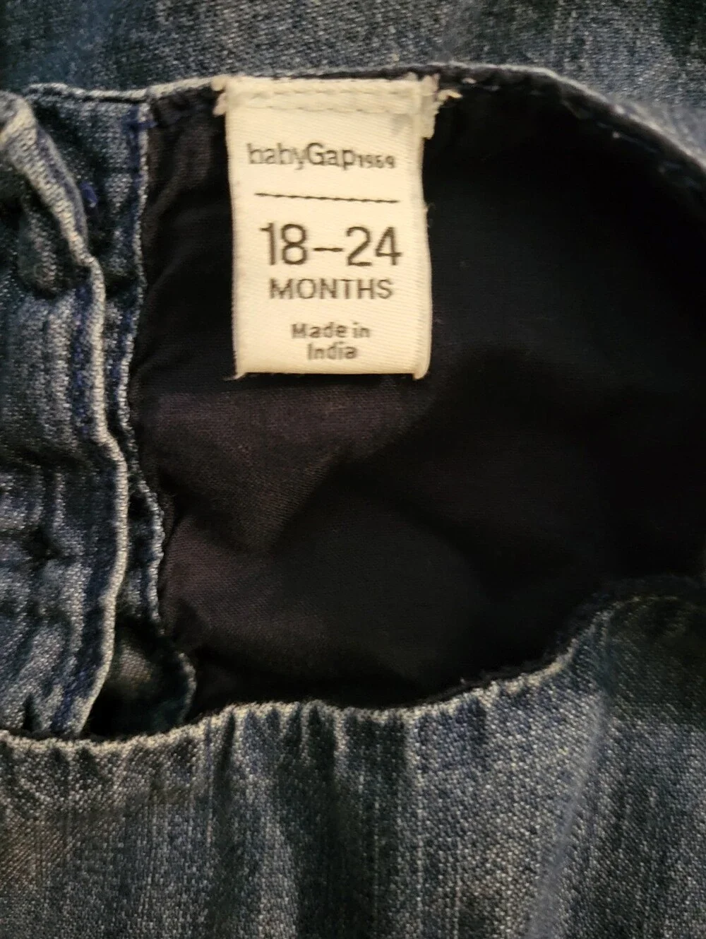 Baby Gap Blue Chambray Dress